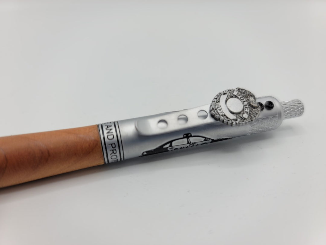 Police Pen | Medium Stained | Handmade